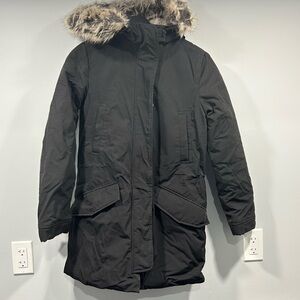 ROOTS Teen Down Parka/Coat XS black